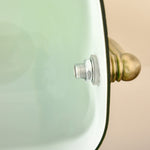 Banker's Table Lamp W/ Antique Bronze Tone Base | One Size | Green