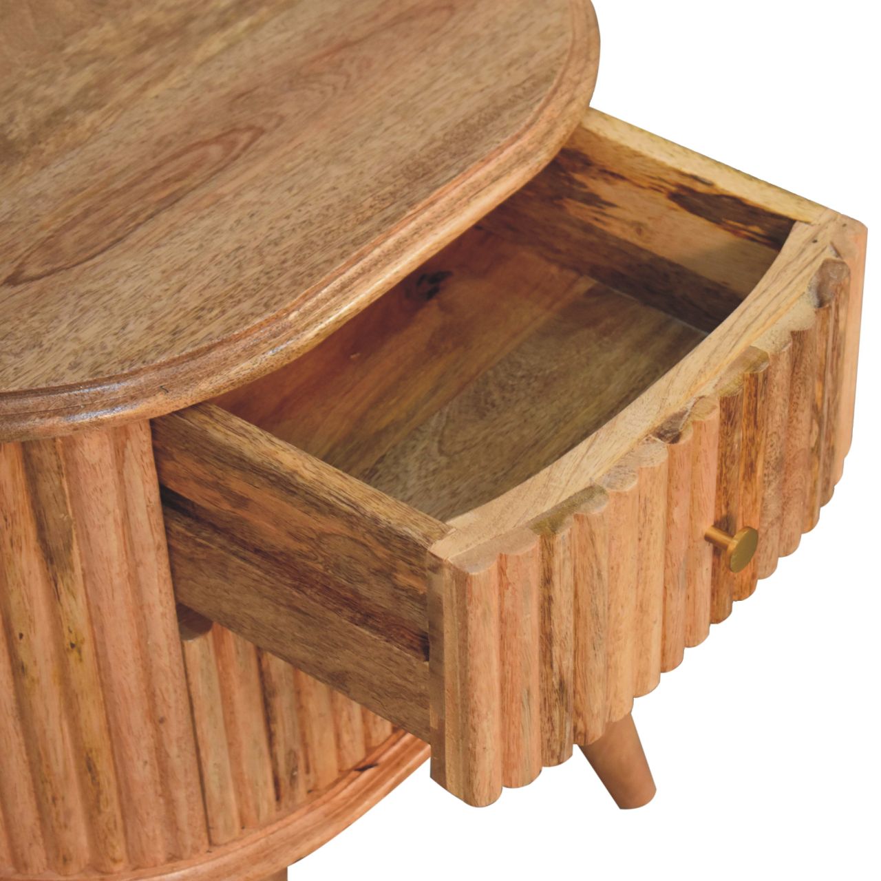 Solid Wood Soba Nordic Bedside