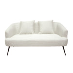 Breeins Modern Corduroy 2-seater Sofa With 2 Scatter Cushions
