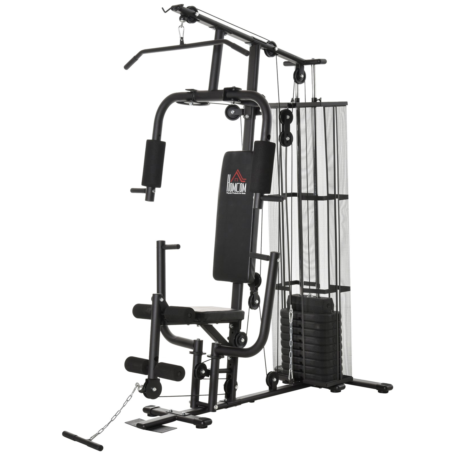 Multifunction Home Gym Weight Training Workout Station | Black