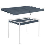 Pergola Cover Roof Replacement For 3 X 2.15m Pergola | Dark Gray