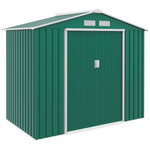 Garden Shed Storage Unit W/locking Door Floor Foundation | Green