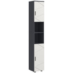 Tall Bathroom Storage Cabinet Slim With Soft Close