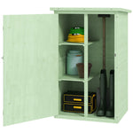 Garden Shed Outdoor Tool Storage W/ 2 Shelve 75 X 56 X115cm