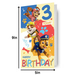Age 3 Sticker Birthday Card Official Product