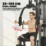 SPORTNOW Home Gym Smith Machine With 65kg Weight Stack