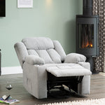 Redding Dual Motor Electric Lift Assist Recliner Chair With Massage And Heat | 1 | Light Slate Grey