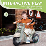 Ride On Car Foot To Floor Kids Car W/ Music, Bubble | Cream