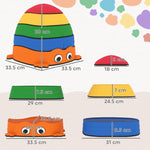 5pcs Kids Stepping Stones, Frog-shaped Balance Stepping Stones