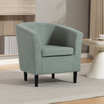 Beulah Fabric Accent Chair | Duck Egg Blue