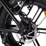 Vester 2025 Folding Bike - Fat Tyre E-bike | One Size | Black