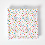 Cotton Stars Floor Cushion | 40cm x 40cm | Multi Colour