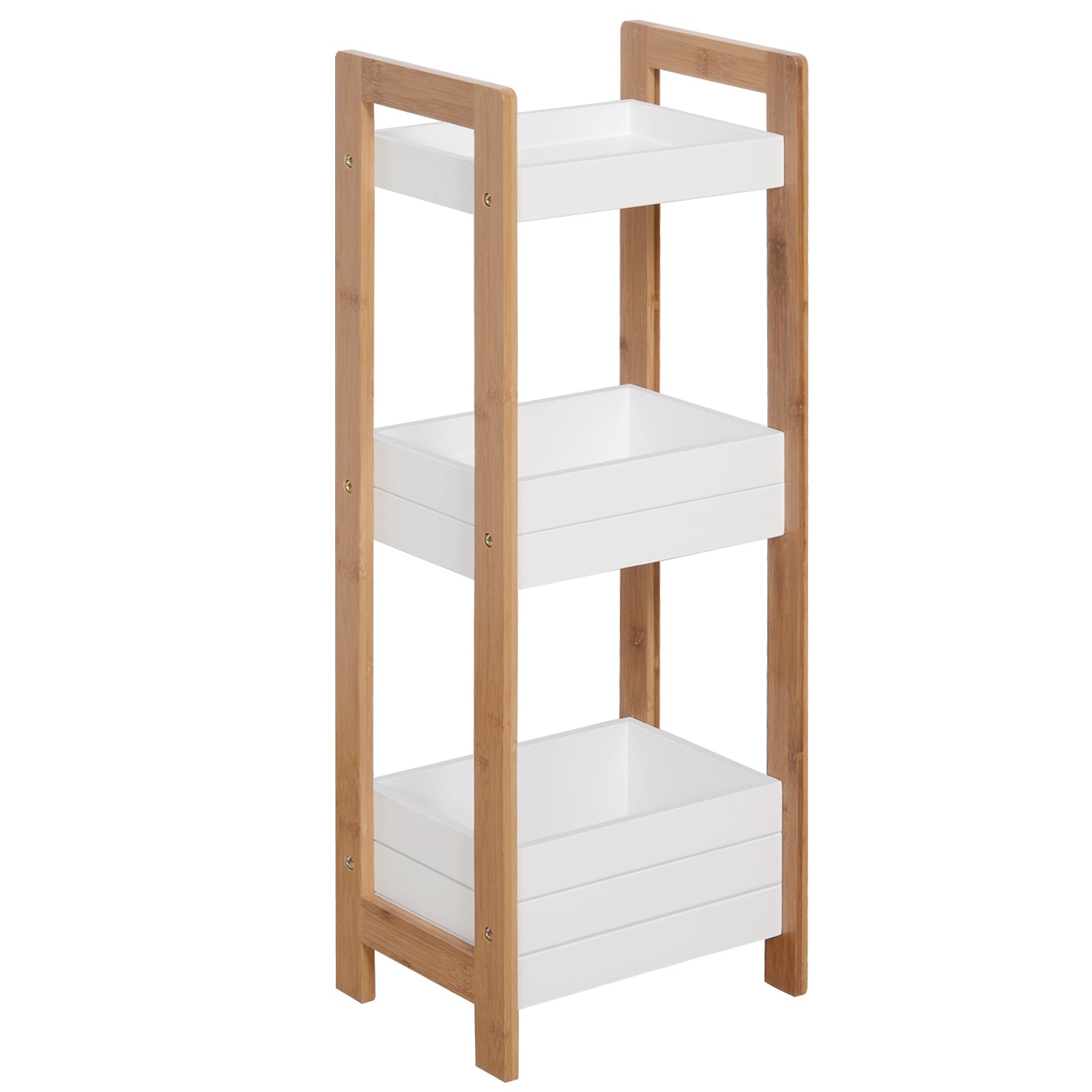 3-tier Bathroom Rack Organizer Storage Shelf Bamboo