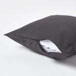 European Size Egyptian Cotton Pillowcase 1000 Tc | 40cm x 40cm | Charcoal Grey