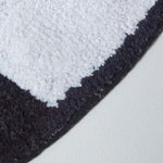 Cotton Tufted Football Children Rug | 120cm | Black & White