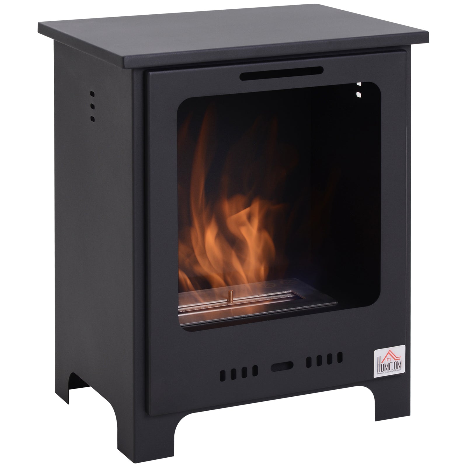 Free Standing Bio Ethanol Fireplace Heater With 0.9l Tank