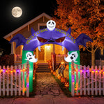 Breeins 8.2ft Halloween Inflatable Devil Archway Decoration With Built-in Lights