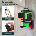 16 Line Laser Level 4d Green Cross Line Self Leveling Rotary Measure | Green