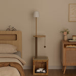 2-in-1 Cat Climbing Frame Floor Lamp