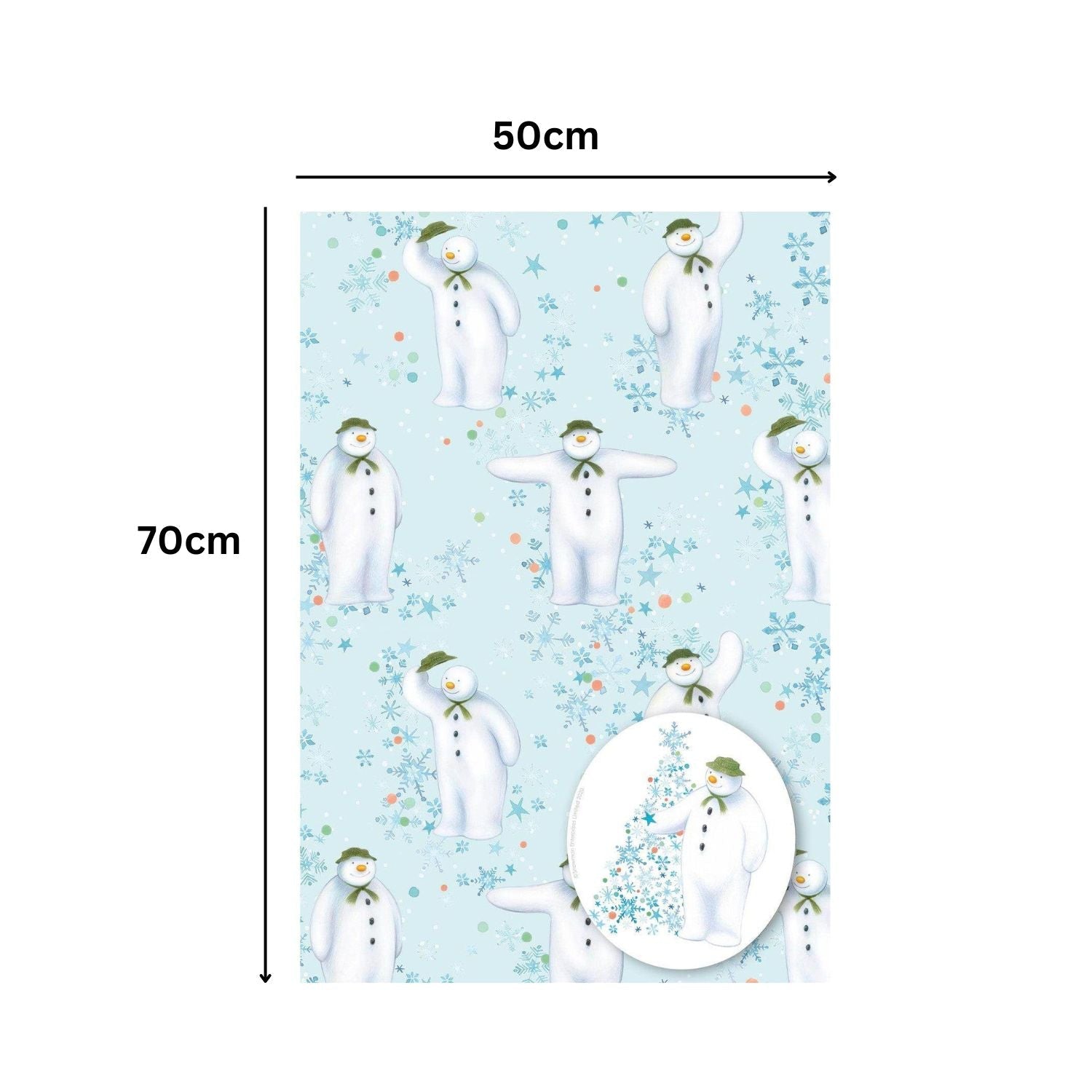 Christmas Wrapping Paper 2 Sheets & 2 Tags
