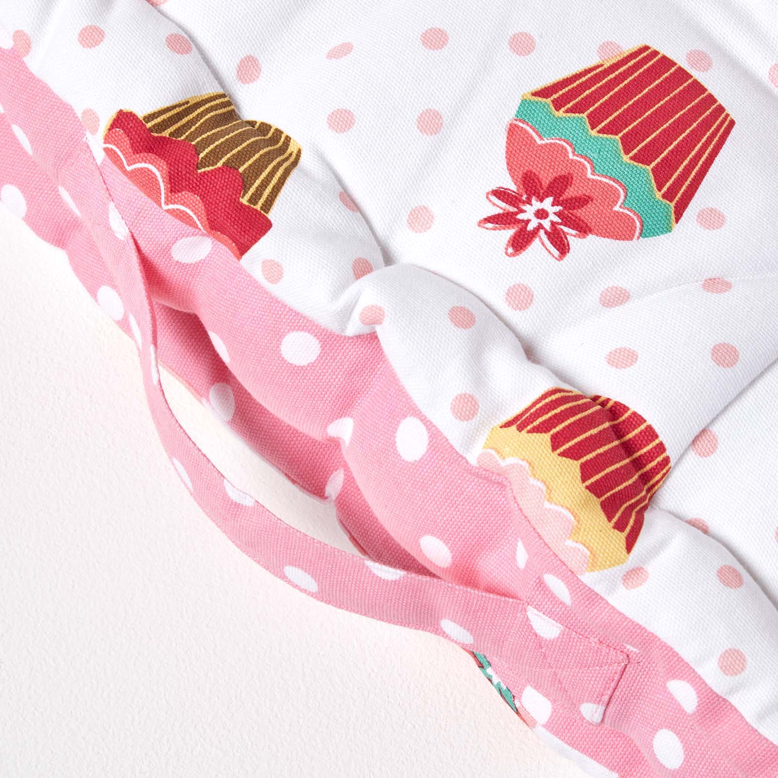 Cotton Cup Cakes Floor Cushion | 50cm x 50cm | Pink