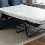 Lewiston Fabric Pull Out Sofabed | Light Blue