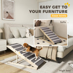 Dog Ramp For Couch, 4 Adjustable Height Dog Climbing Ladder For Bed