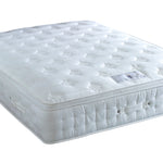 Anti Bed Bug 1500 Pocket Sprung Foam Pillow Top Mattress | King | White