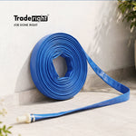 Hose Pipe 1 Inch Reinforced Pvc 20m For Home Pool Drainage Pump Blue | Blue