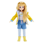 Bigjigs Toys Muddy Puddles Doll with Yellow Raincoat, 18cm Tall