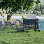 200kg Double Decker Trolley, 350l Capacity | Black