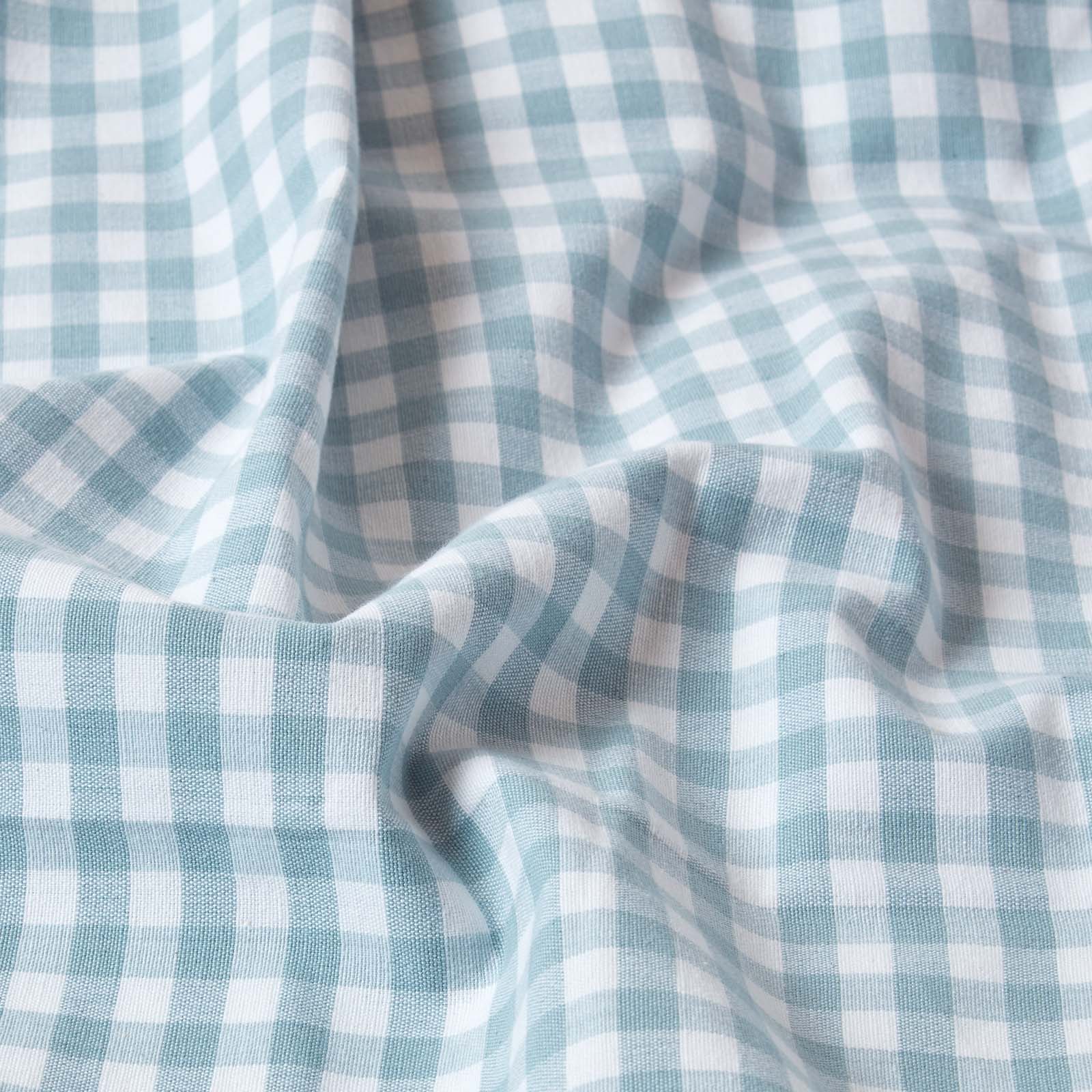 Cotton Gingham Check Throw | 150cm x 200cm | Blue