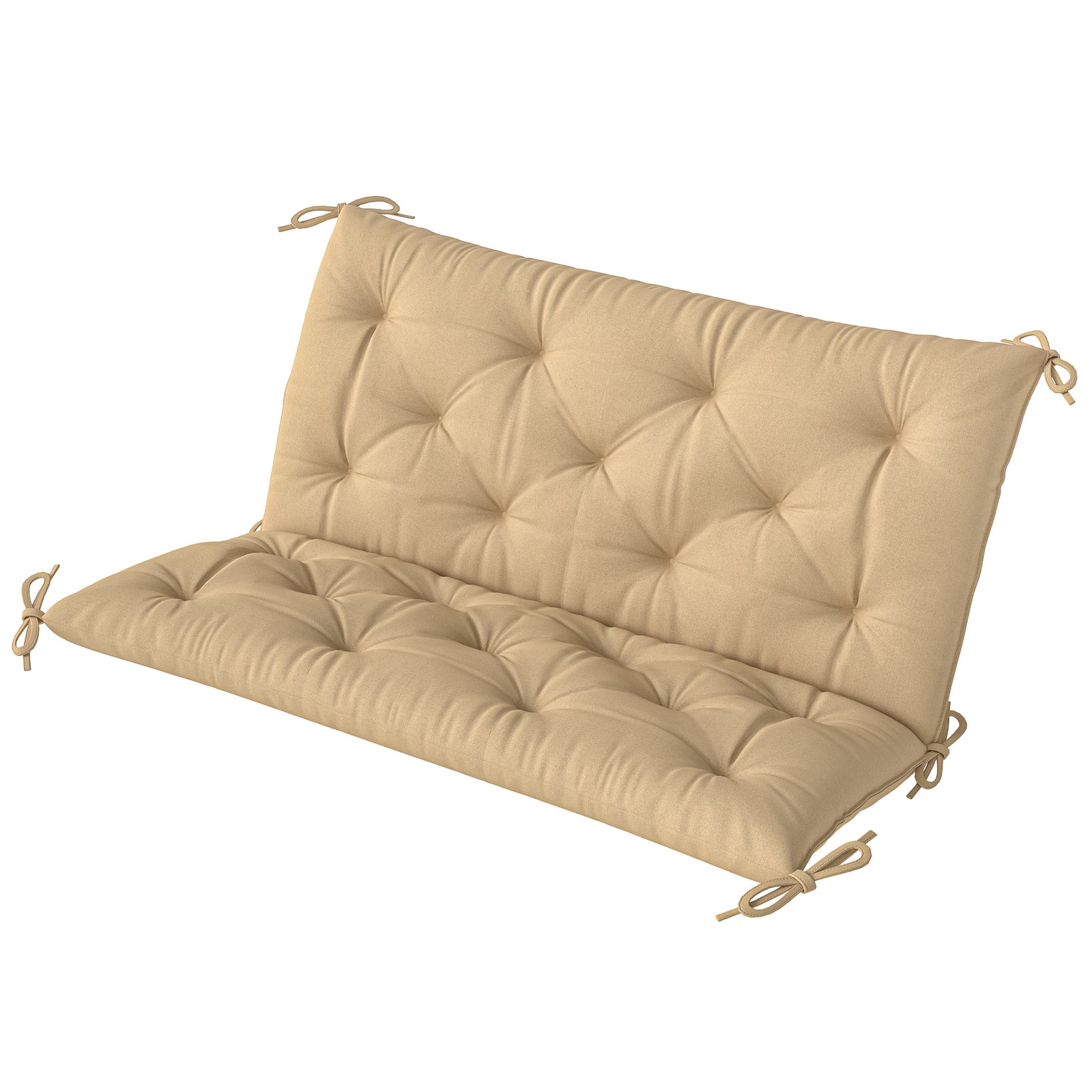 Bench Pad With Ties | Khaki