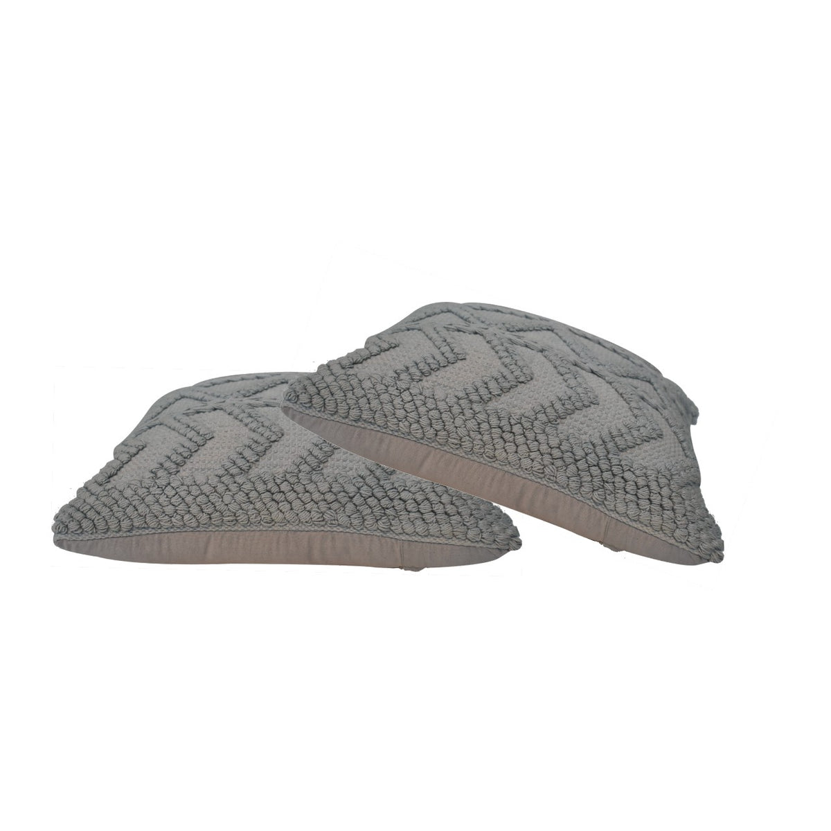 Alda Cushion Set | Set of 2 | Grey
