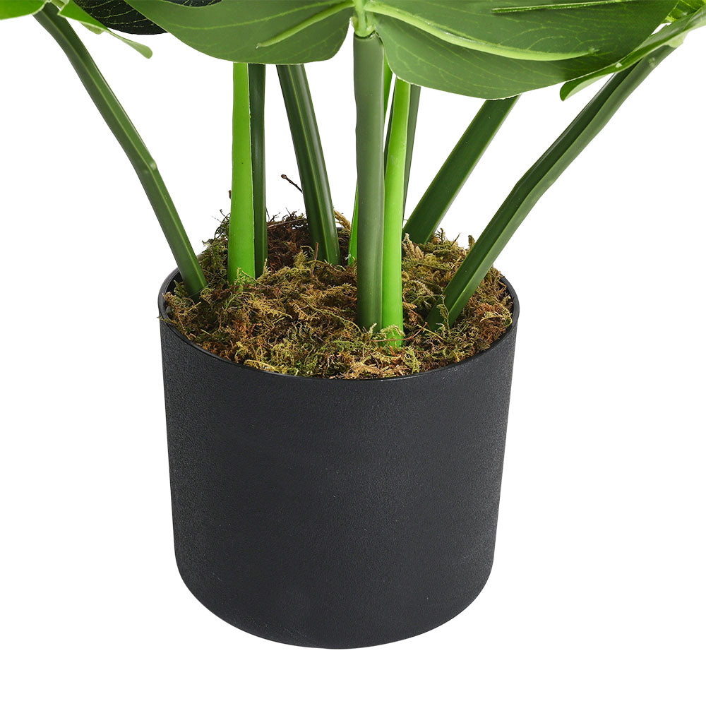65cm Artificial Tropical Monstera Tree Faux Plant In Pot
