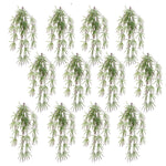 Pack Of 12 X 100cm Artificial Hanging Acer Spider Plant
