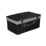 Wicker 51cm Black Willow Basket | Gray