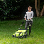 2000w 2-in-1 Lawn Rake & Scarifier