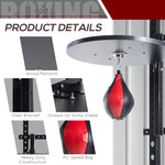 Speedball Platform Punch Bag Frame W/ Swivel Bracket | Black