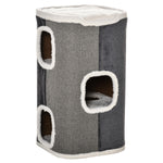 Cat Barrel Kitten Tree Tower Sisal Scratching Furniture Climbing Frame