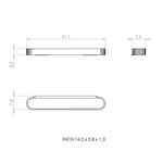 Towel Ring 24cm Wall Mount Compatible With Alife Collection | Light Grey