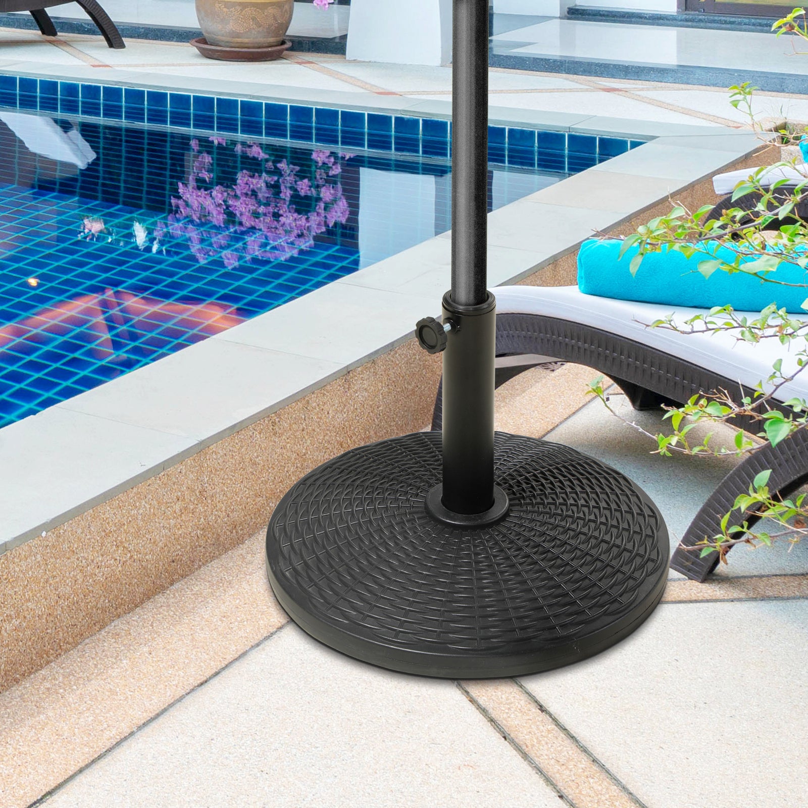 11.5kg Patio Weighted Umbrella Base Parasol Holder