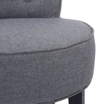 Classic Fabric  Chair Wing Back Chair Sofa Vanity Bedroom Dressing Chair