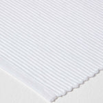 Cotton Plain Pack Of 2 Placemats | 50cm x 30cm | White
