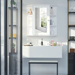 Wall Mounted Bathroom Cabinet W/ Mirror Single Door