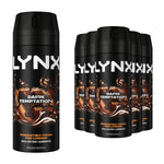 Body Spray Dark Temptation 48-h High Definition Fragrance Deo, 6x 150ml