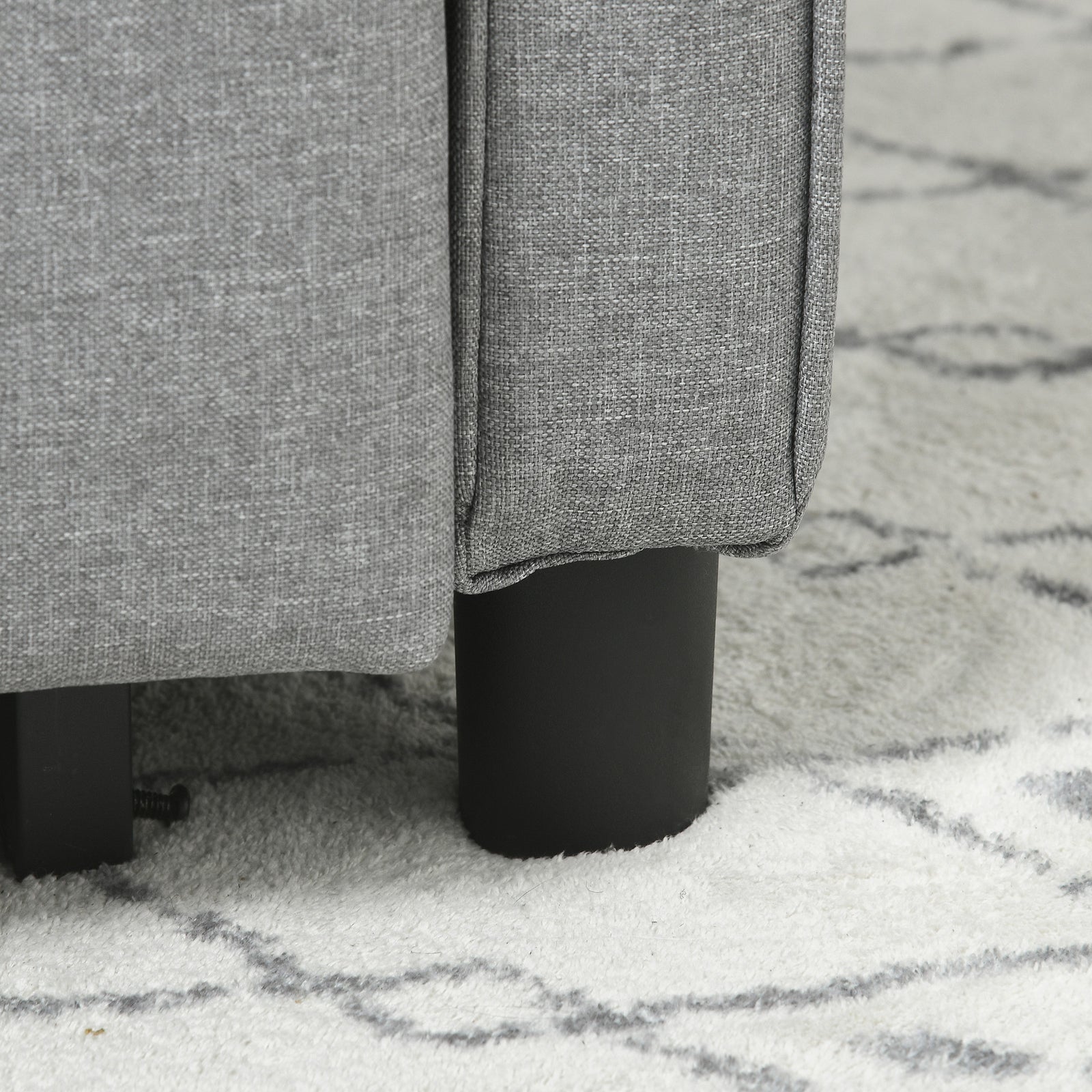 Pull Out Chair Bed Sleeper Chair With Pillow Side Pockets | One Size | Charcoal Gray