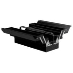 3 Tier Toolbox With 5 Trays And Handle, 56cmx20cmx34cm | Black