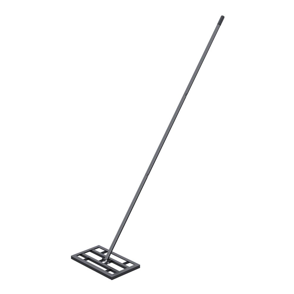Lawn Leveling Rake - 43x25cm,garden Lawn Levelling Rake With Serrated Design 198cm H