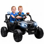 24v 2 Seater Ride On Truck Car For Big Kids With Remote | Black